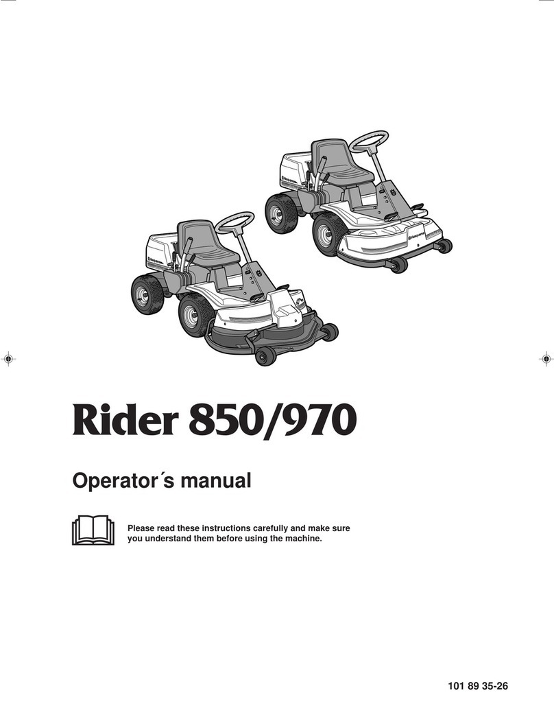 Husqvarna HA 850 Operator's manual