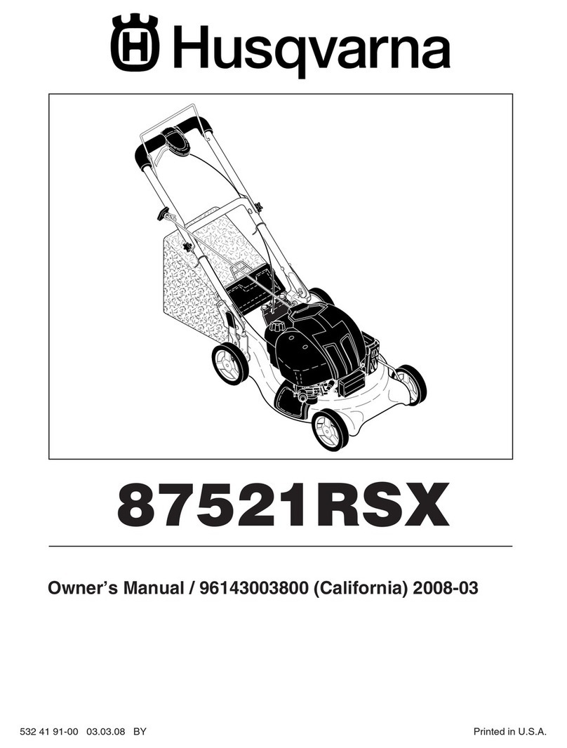 Husqvarna 87521RSX owner's manual