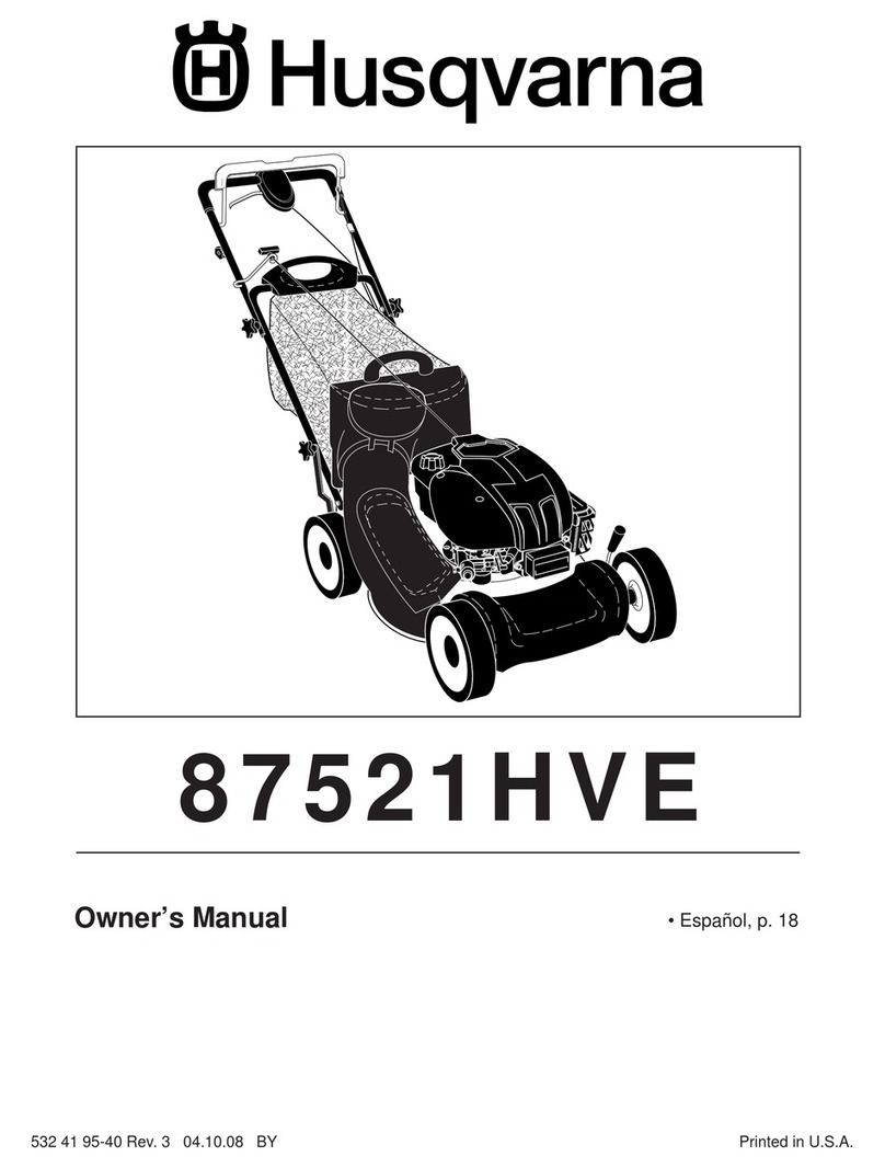 Husqvarna 87521HVE User manual