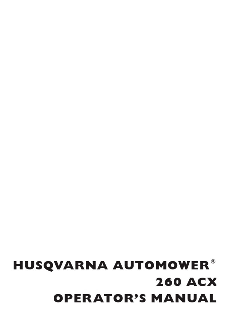 Husqvarna AUTOMOWER 260 ACX User manual