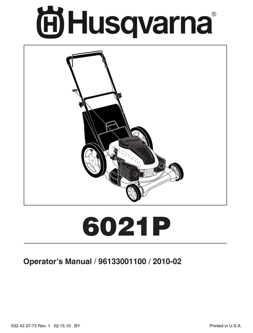 Husqvarna 6021P User manual Husqvarna 6021P User manual