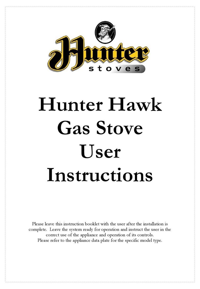 Hunter Stoves Hawk User instructions