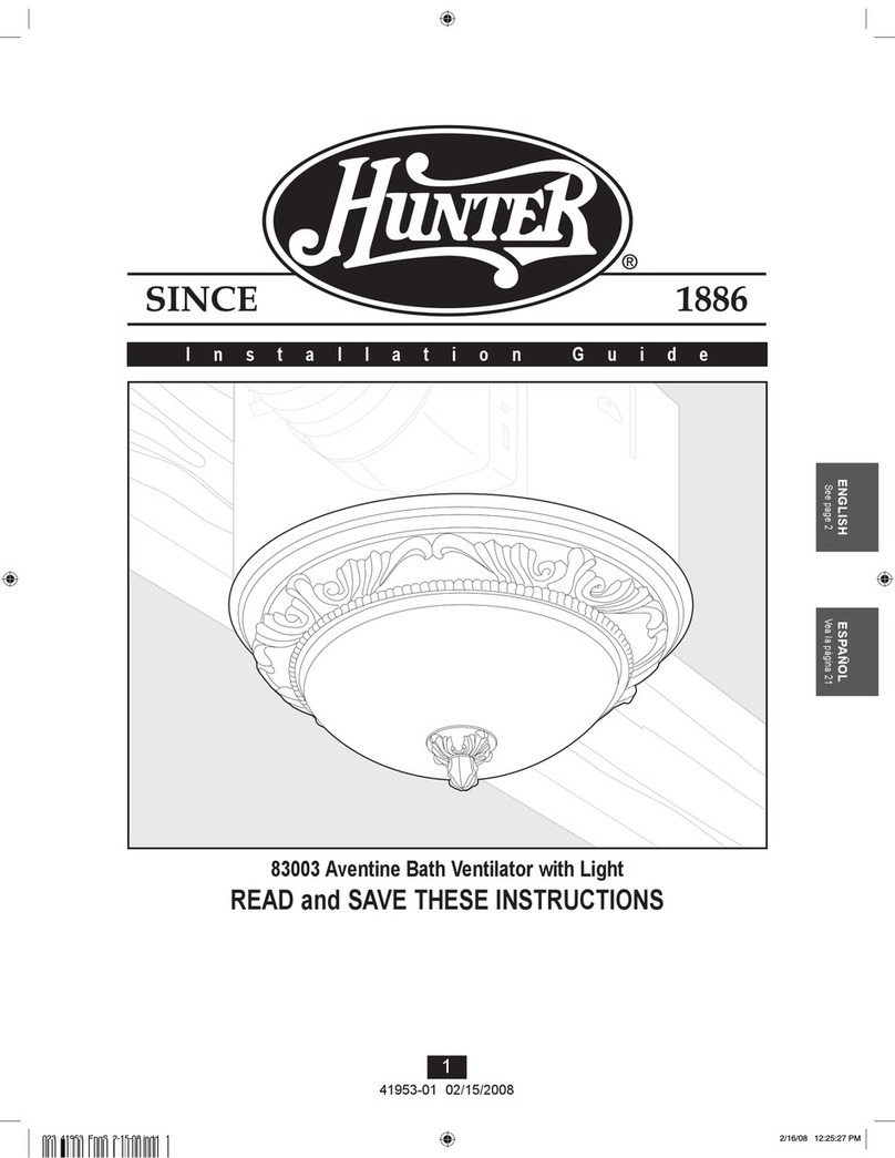 Hunter 41953-01 installation guide