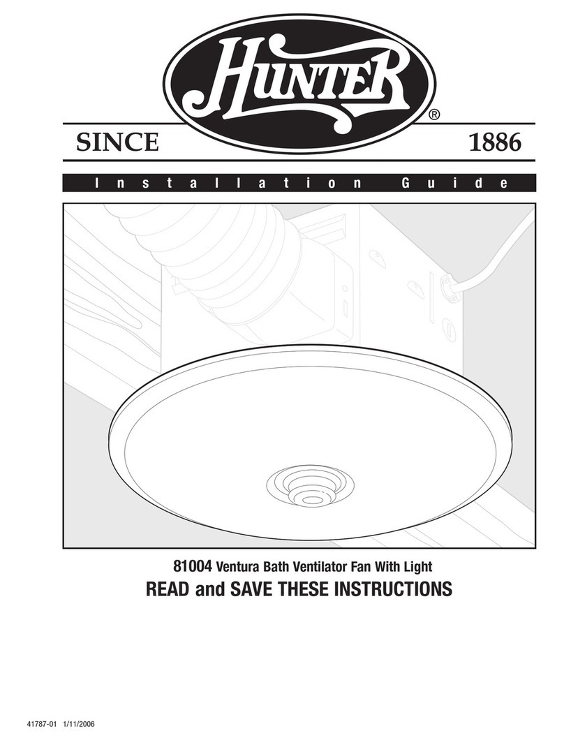 Hunter 41787-01 User manual