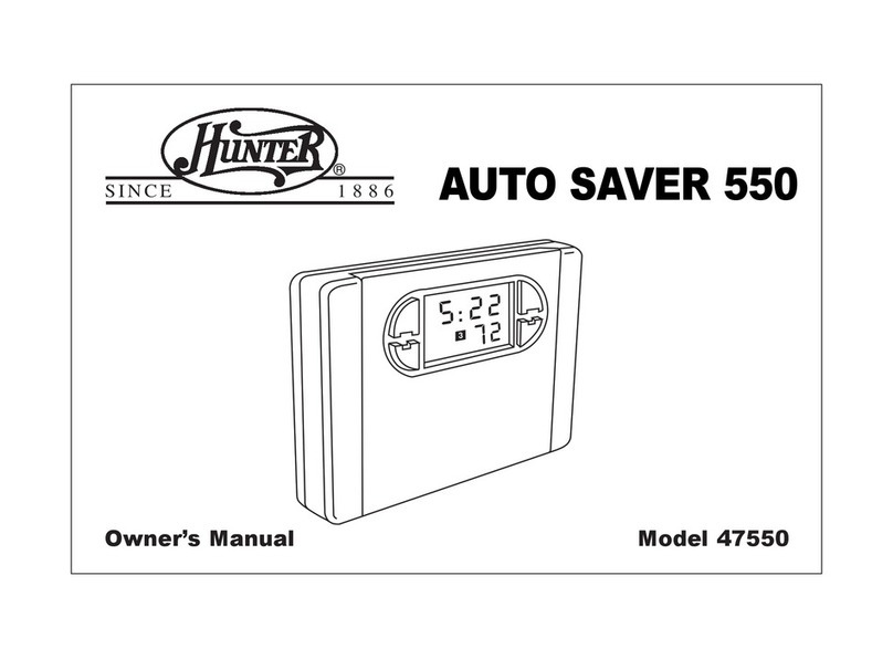 Hunter 47550 User manual