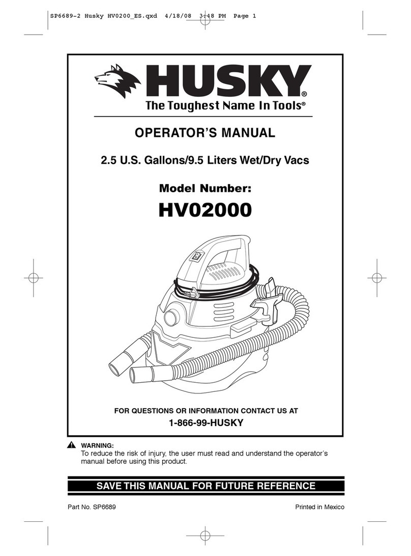 Husky HV02000 Operator's manual