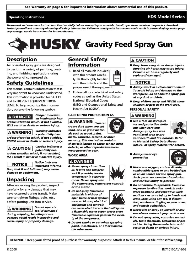 Husky HDS Series operating instructions