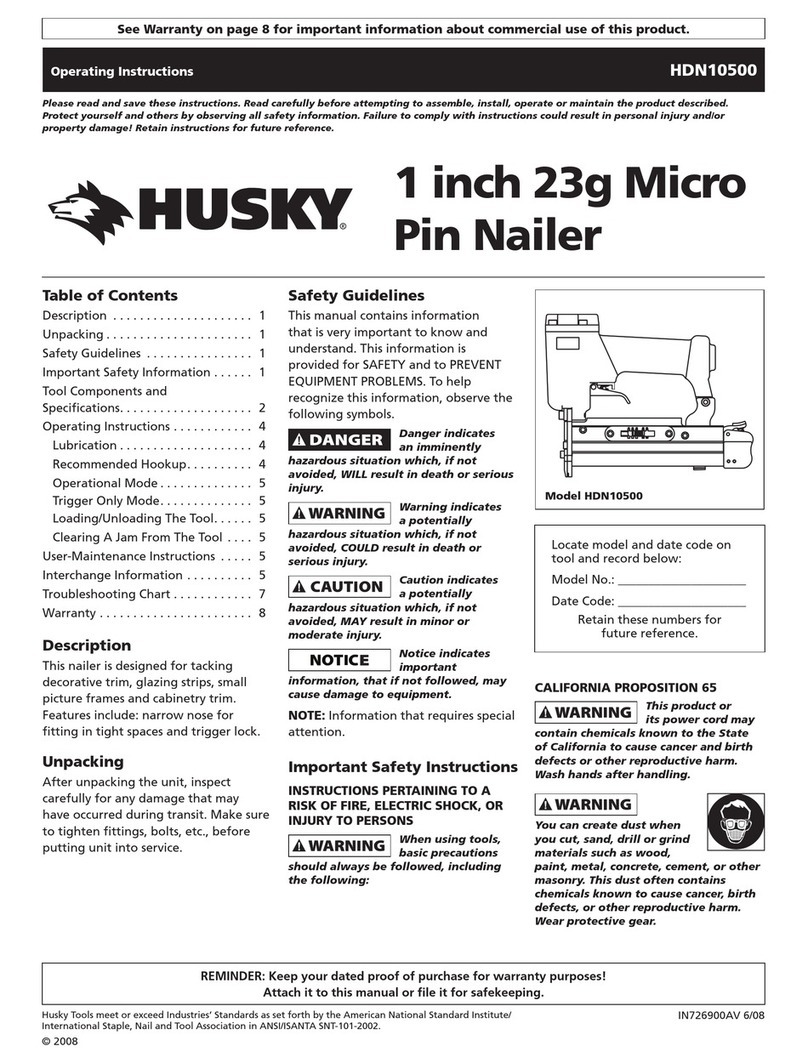 Husky HDN10500 User manual