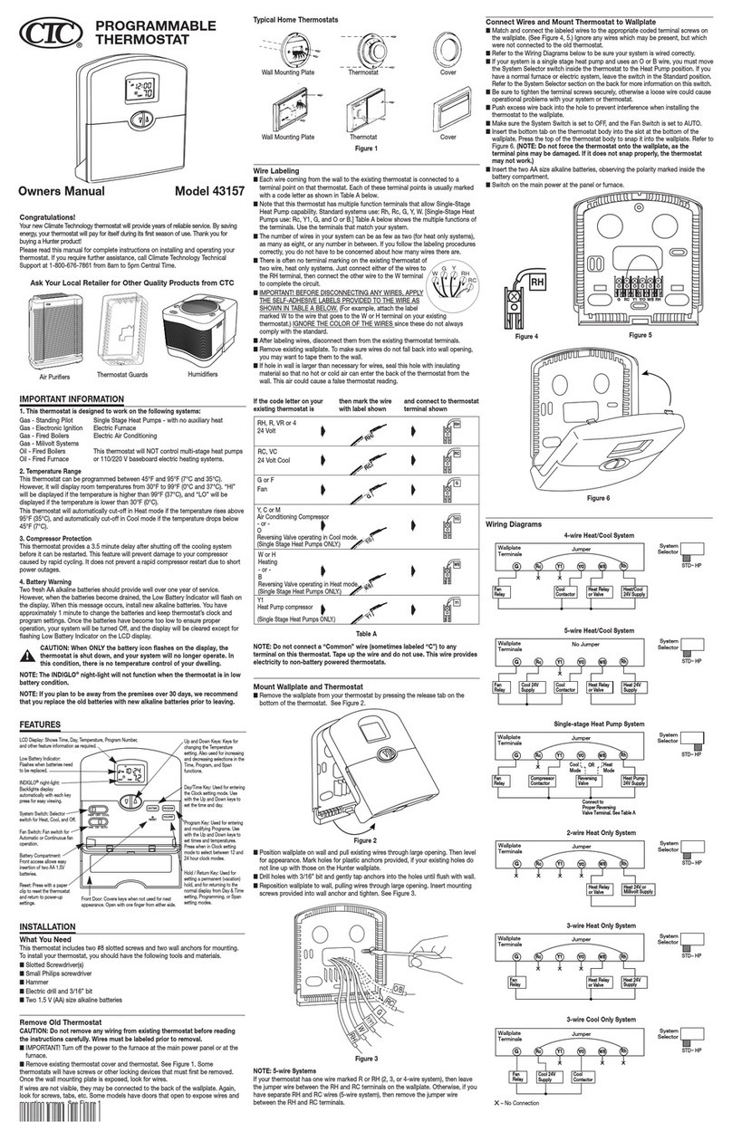 Climate Technologies 43157 owner's manual