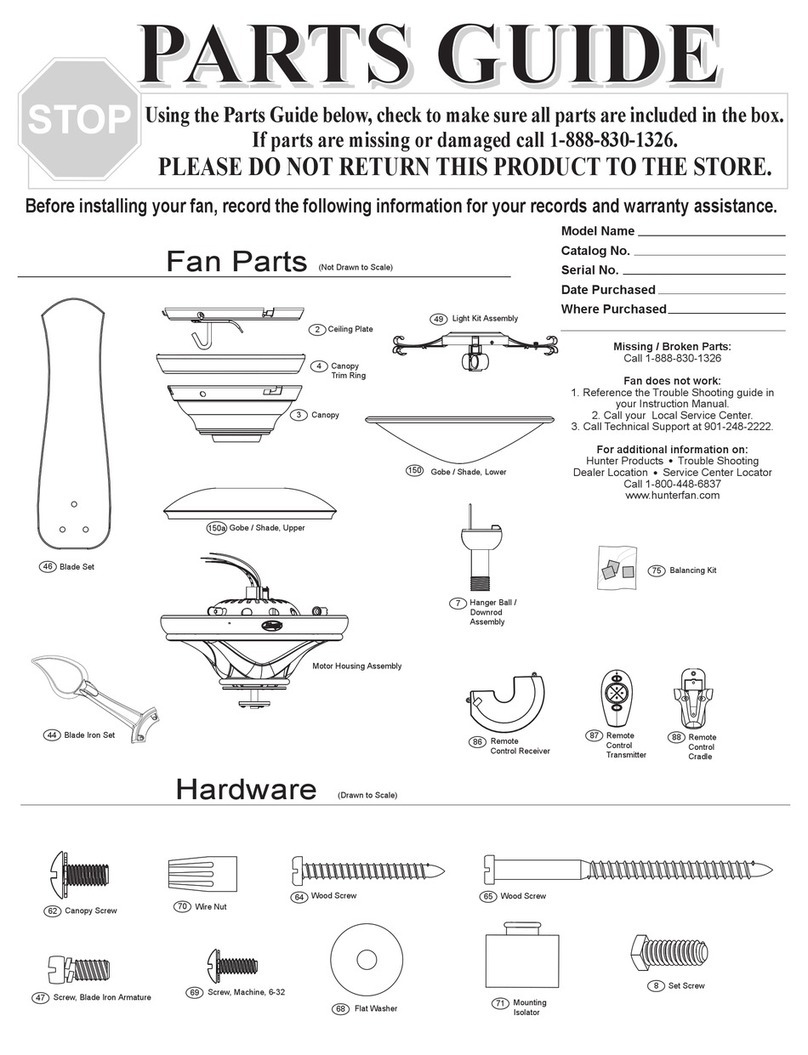 Hunter 23298 Manual