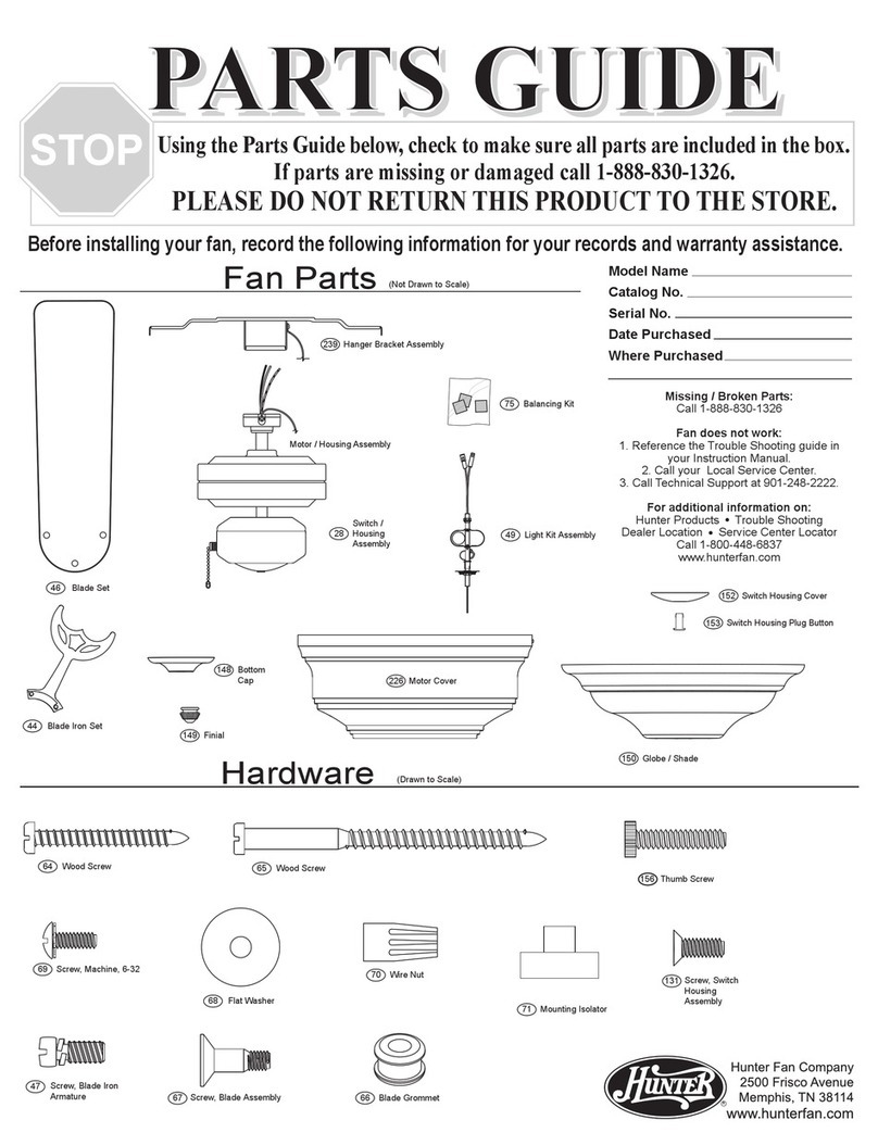 Hunter 22363 Manual