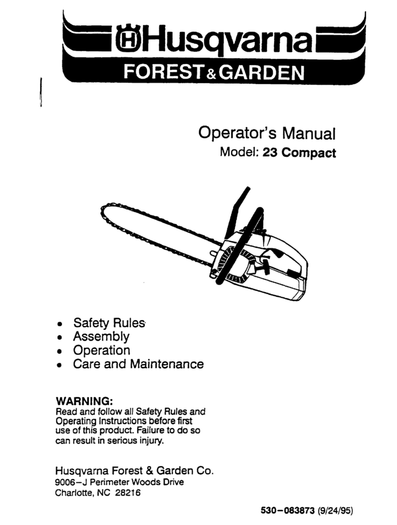 Husqvarna 23 COMPACT User manual
