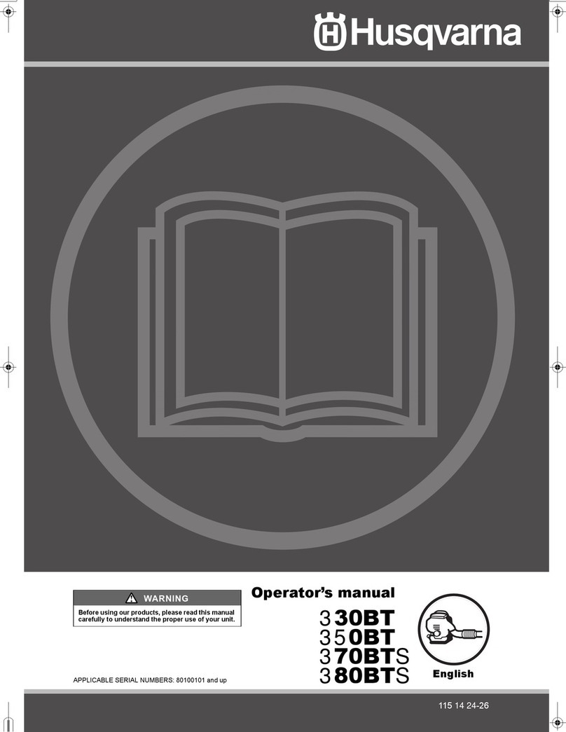 Husqvarna 330BT User manual