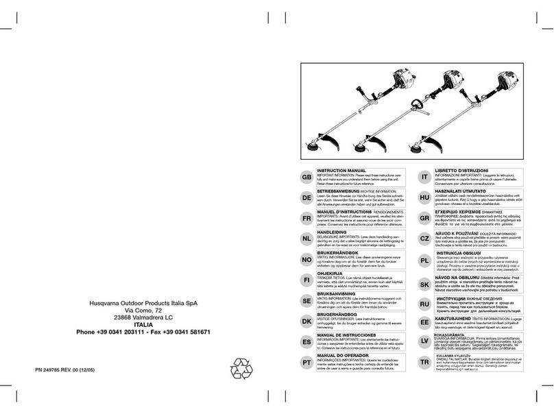 Husqvarna 953900104 instruction manual
