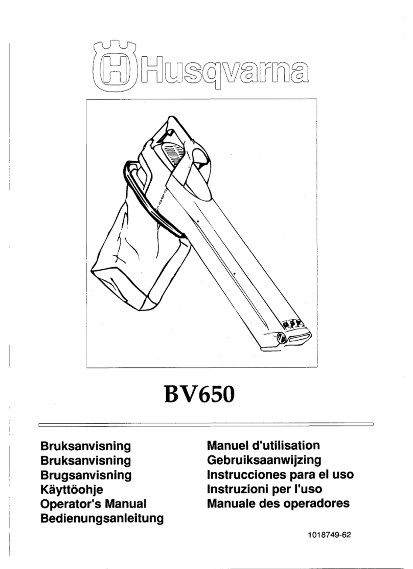 Husqvarna BV650 Operator's manual