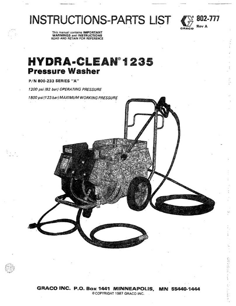 Graco Hydra-Clean 800-233 Operation manual