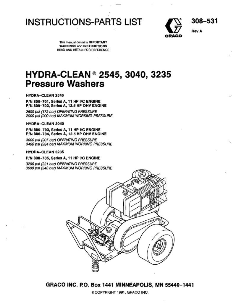 Graco Hydra-Clean 2545 Operation manual