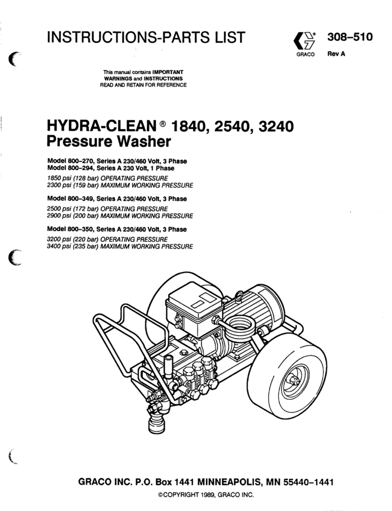 Graco Hydra-Clean 1840 Operation manual