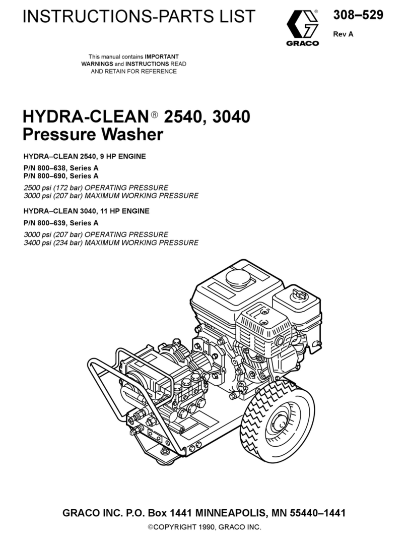 Graco Hydra-Clean 2540 Instructions-parts list