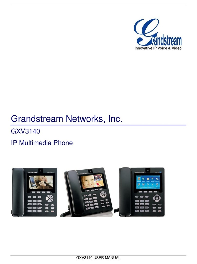 Grandstream Networks GXV-3140 User manual