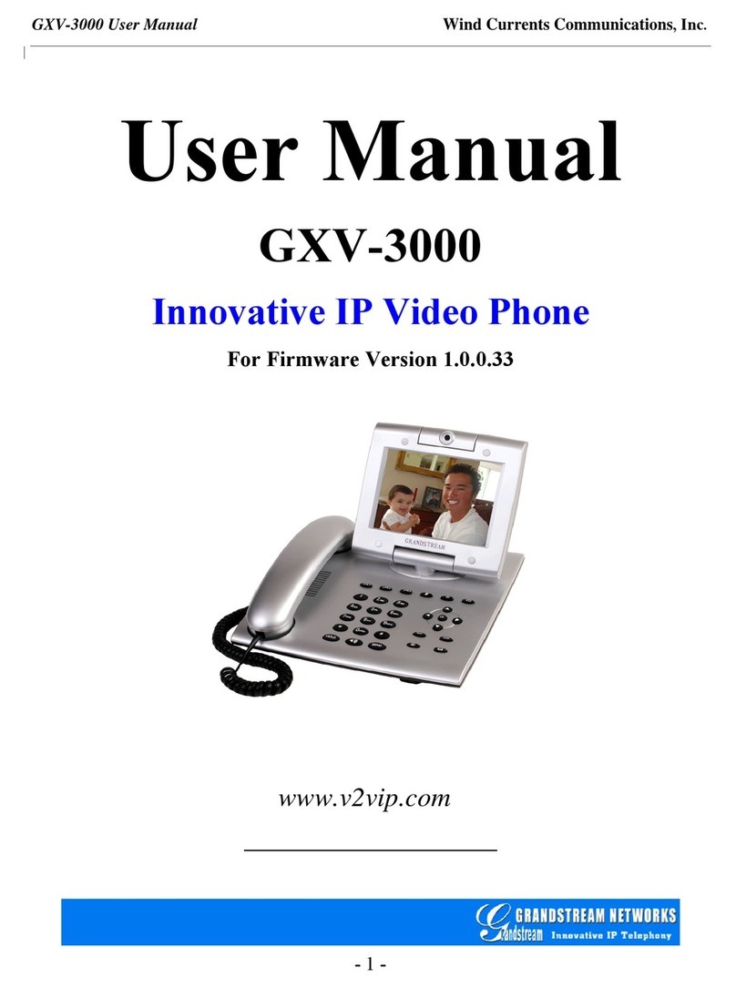 Grandstream Networks GXV-3000 User manual Grandstream Networks GXV-3000 User manual