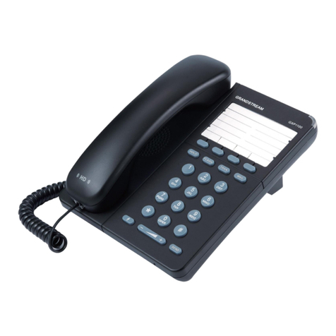 Grandstream Networks GXP1100/1105 User manual Grandstream Networks GXP1100/1105 User manual