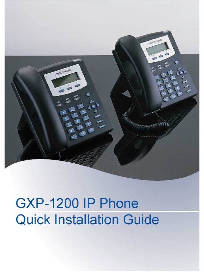 Grandstream Networks Grandstream GXP-1200 User manual Grandstream Networks Grandstream GXP-1200 User manual
