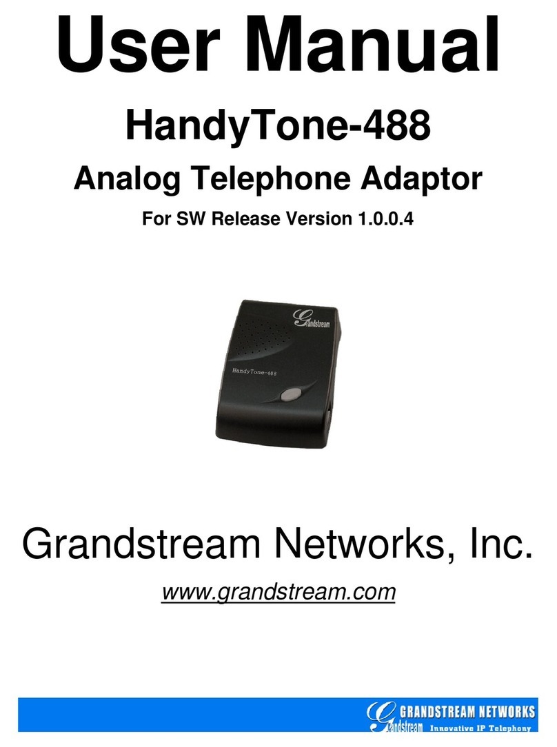 Grandstream Networks HandyTone-488 user manual