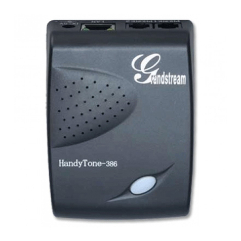 Grandstream Networks Handy Tone 386 User manual