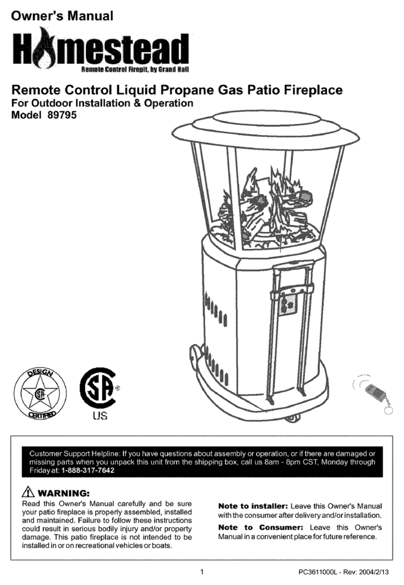 Homestead 89795 owner's manual