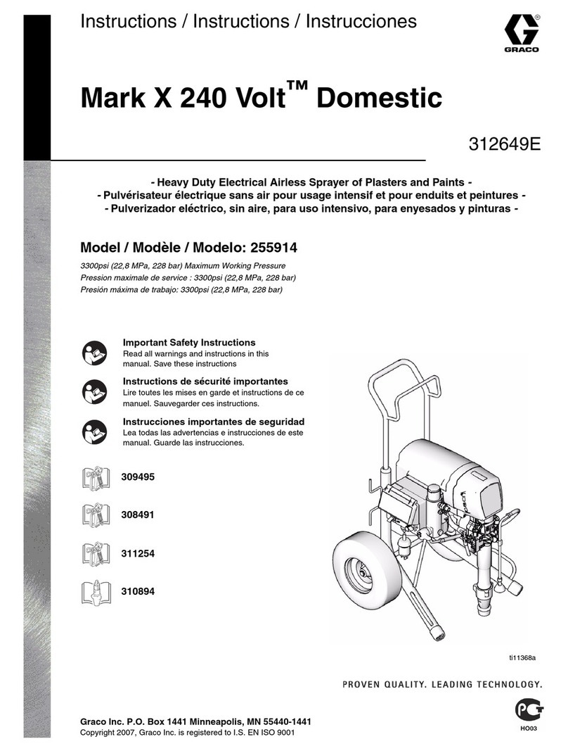 Graco Mark X 240 Volt instructions