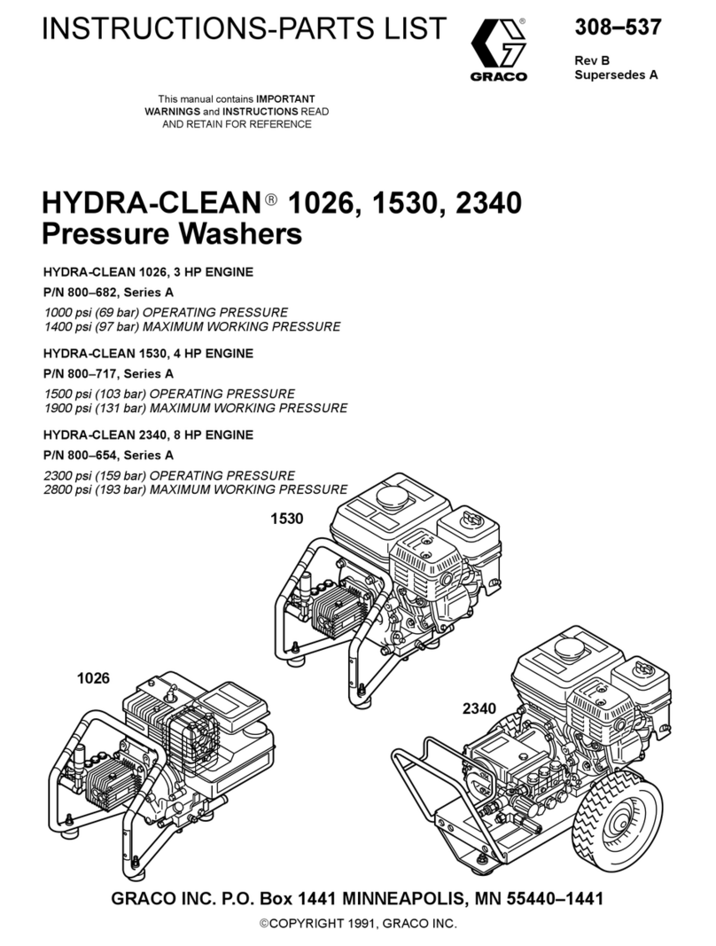 Graco Hydra-Clean 1026 Operation manual