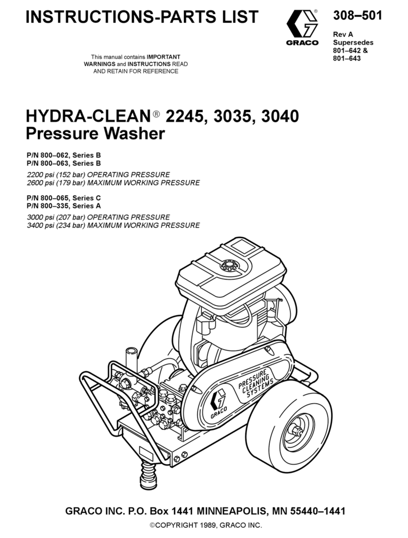 Graco Hydra Clean 2245 Operation manual