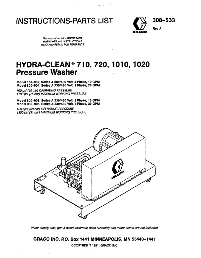 Graco Hydra-Clean 720 Datasheet