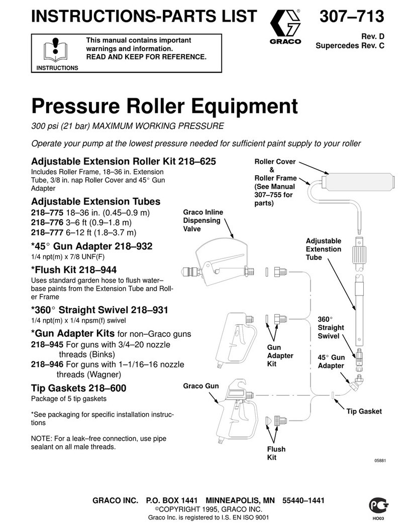 Graco 307-713 Instructions and parts list