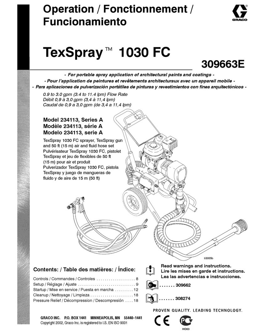 Graco TexSpray 1030 FC Operation manual