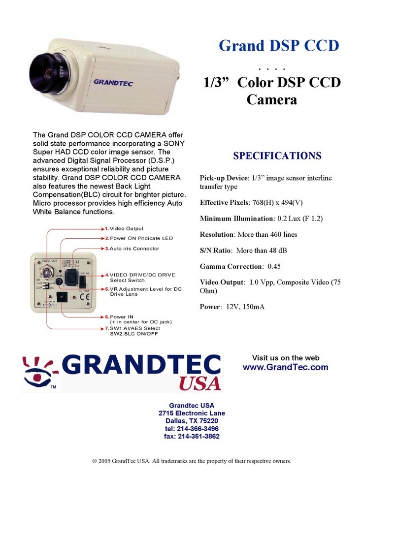 GrandTec CCD-2000 Specifications