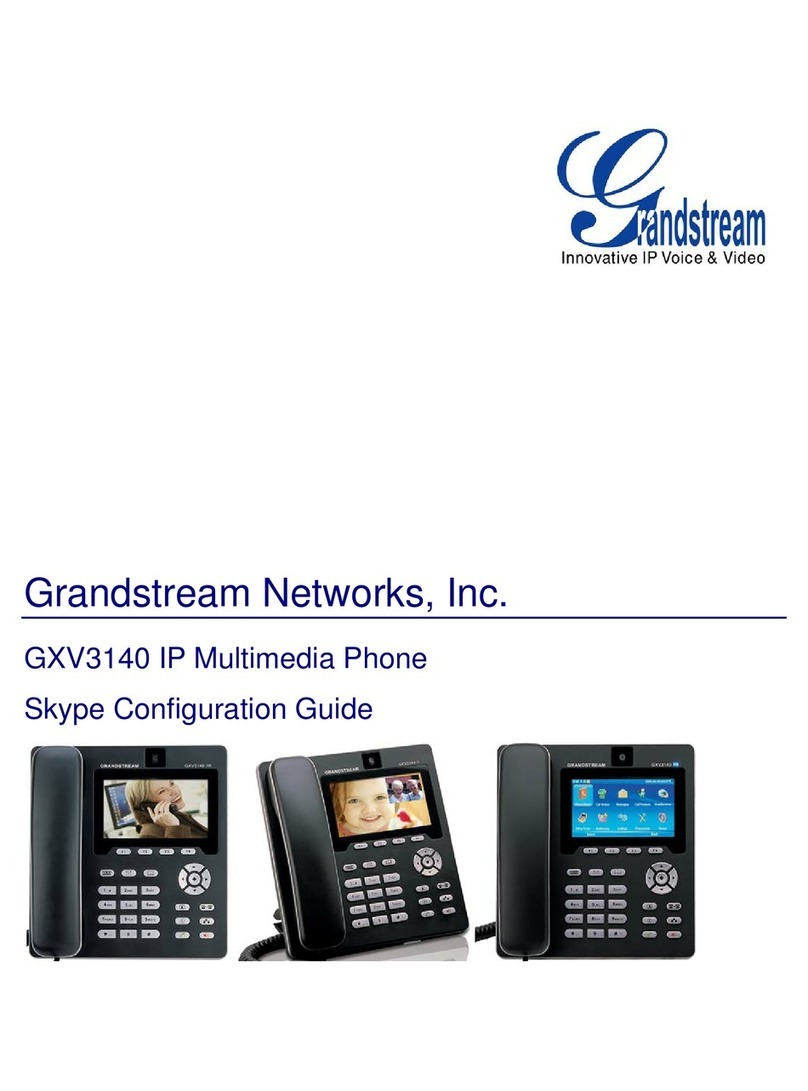 Grandstream Networks GXV-3140 User manual