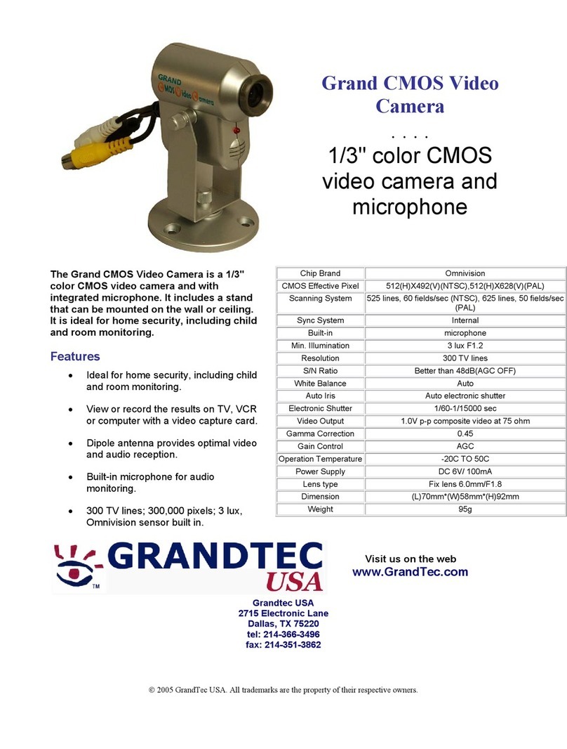 GrandTec CMS-1000 Specification sheet