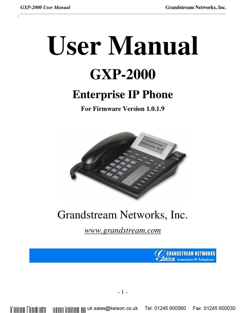 Grandstream Networks Grandstream GXP-2000 user manual
