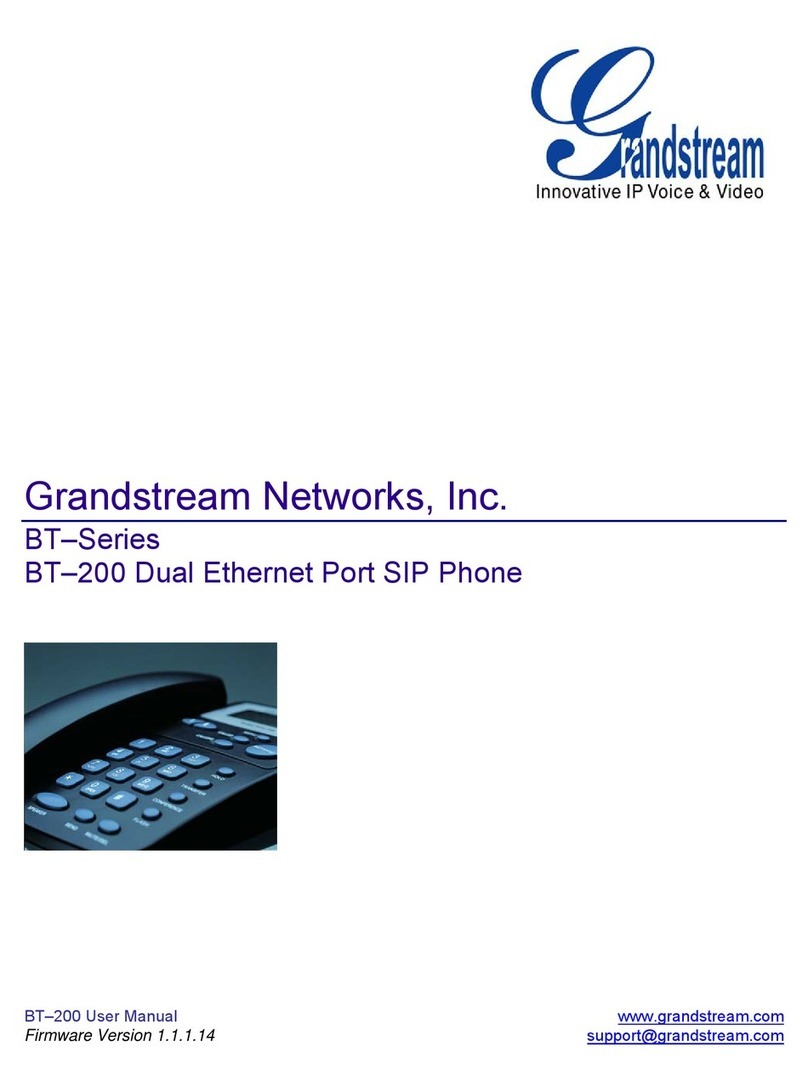 Grandstream Networks BT-200 User manual