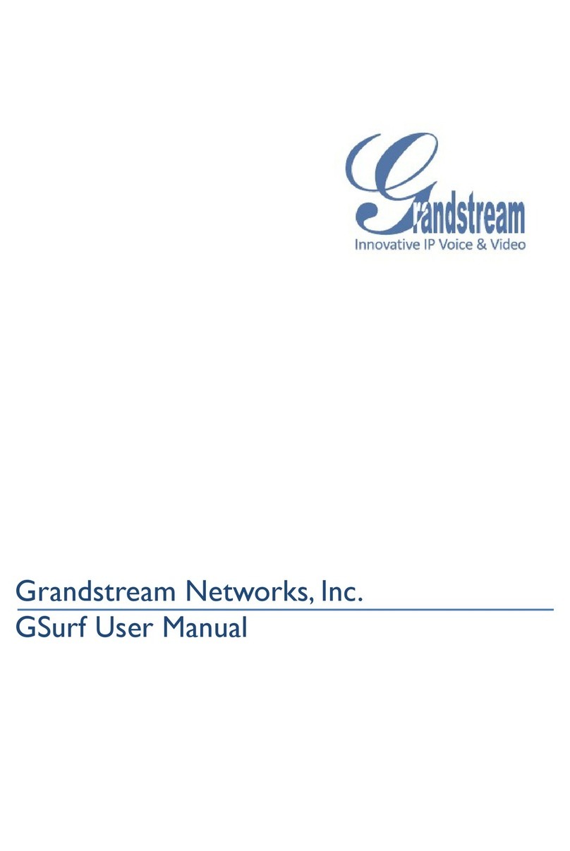 Grandstream Networks Security Camera user manual