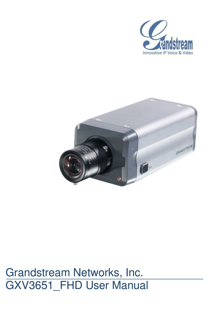 Grandstream Networks GXV3651_FHD User manual Grandstream Networks GXV3651_FHD User manual