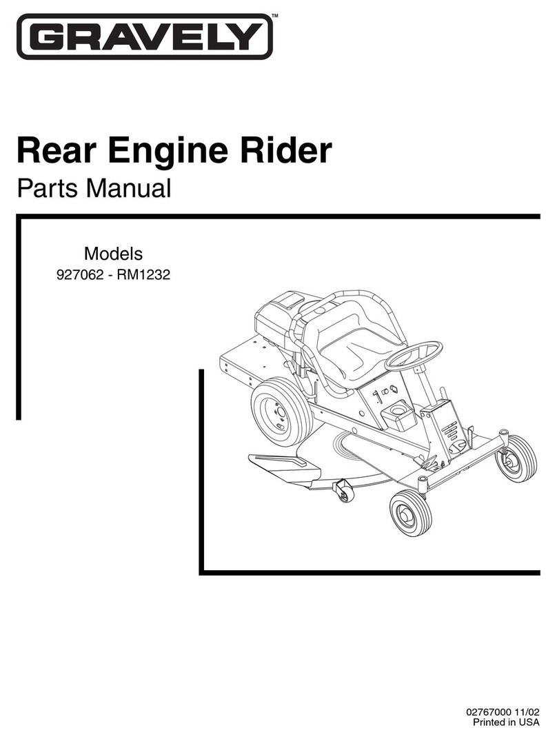 Gravely 927062 - RM1232 parts manual