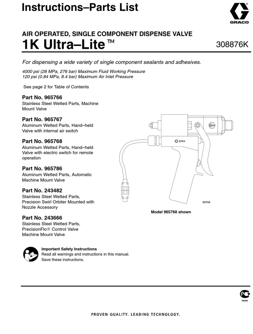 Graco 1K Ultra-Lite 243482 Operation manual