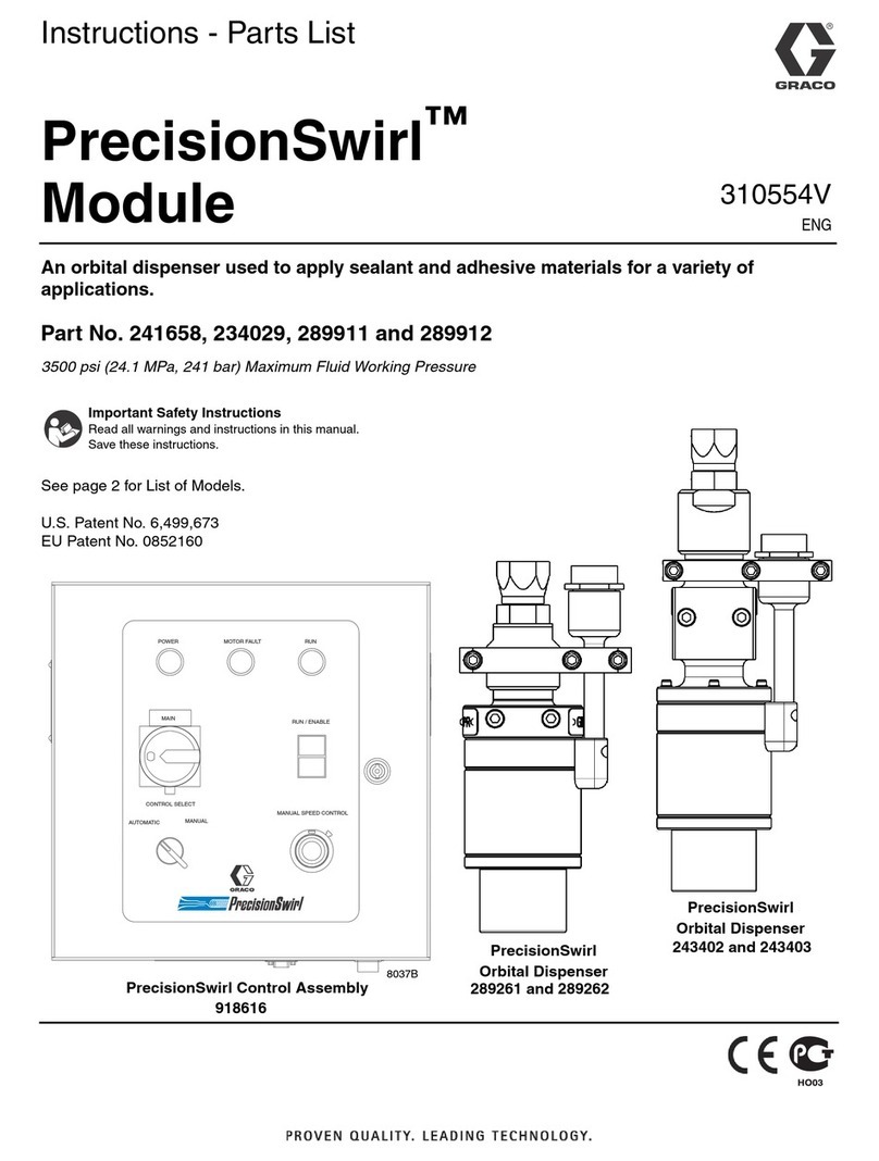Graco PRECISIONSWIRL 310554V Operation manual