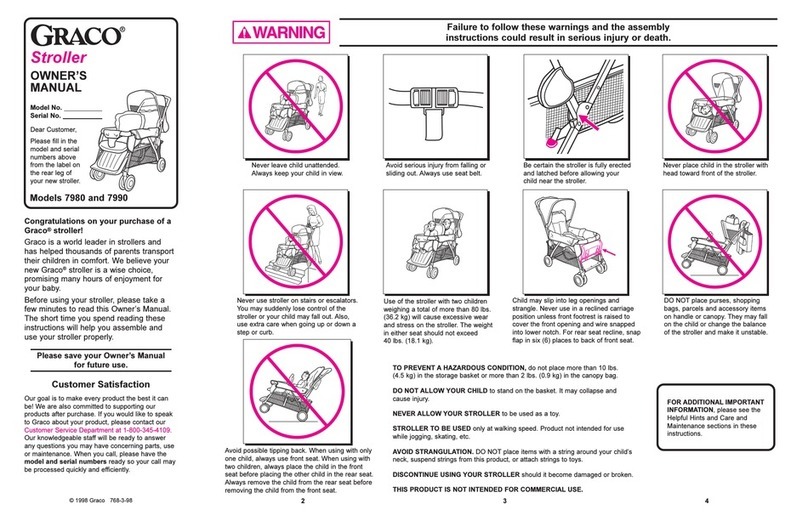 Graco 7980 User manual