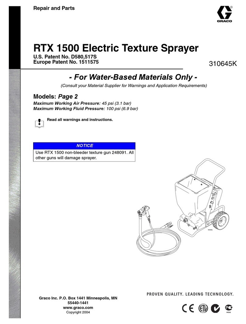 Graco 310645K Repair and parts Graco 310645K Repair and parts