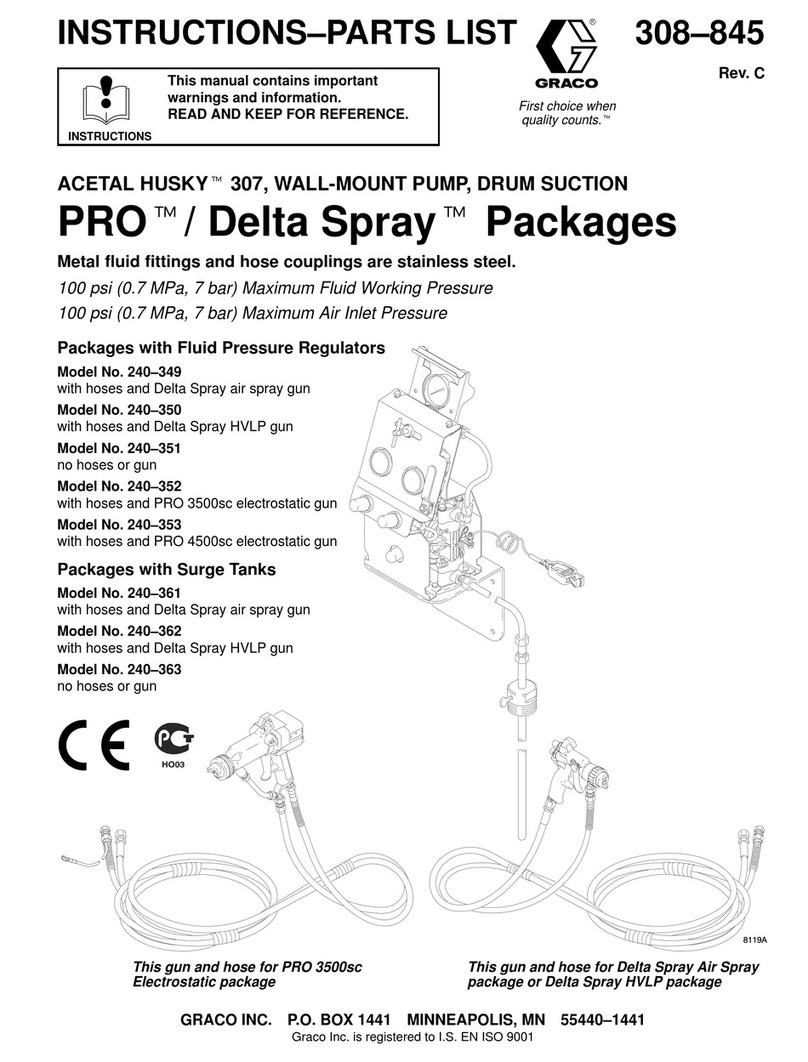 Graco 240-349 Instructions-parts list