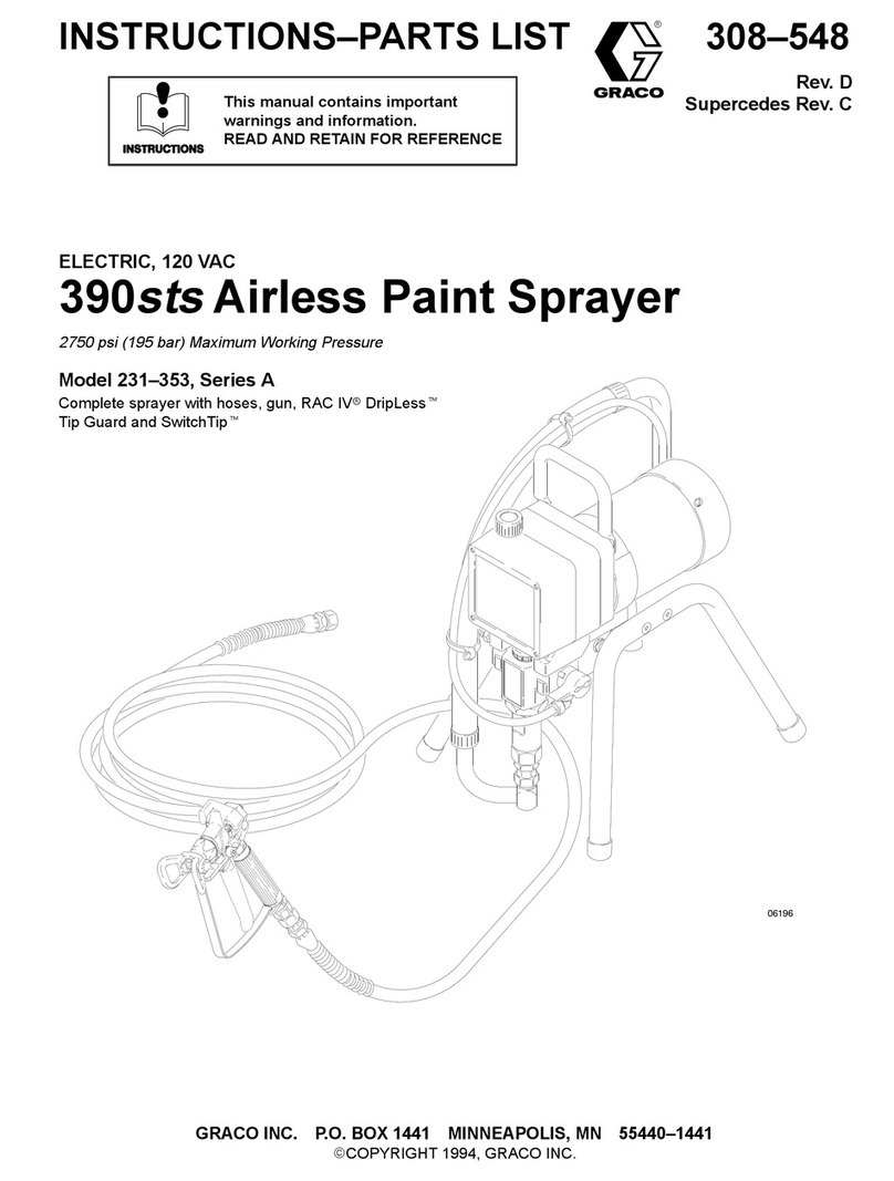 Graco 231-353 Instructions-parts list